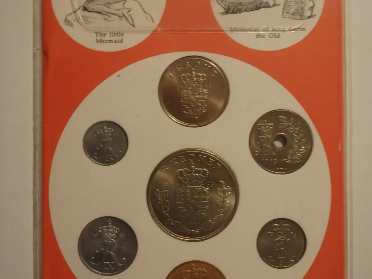 Billede 2 - 1973 møntsæt Danmark Coins of Denmark 