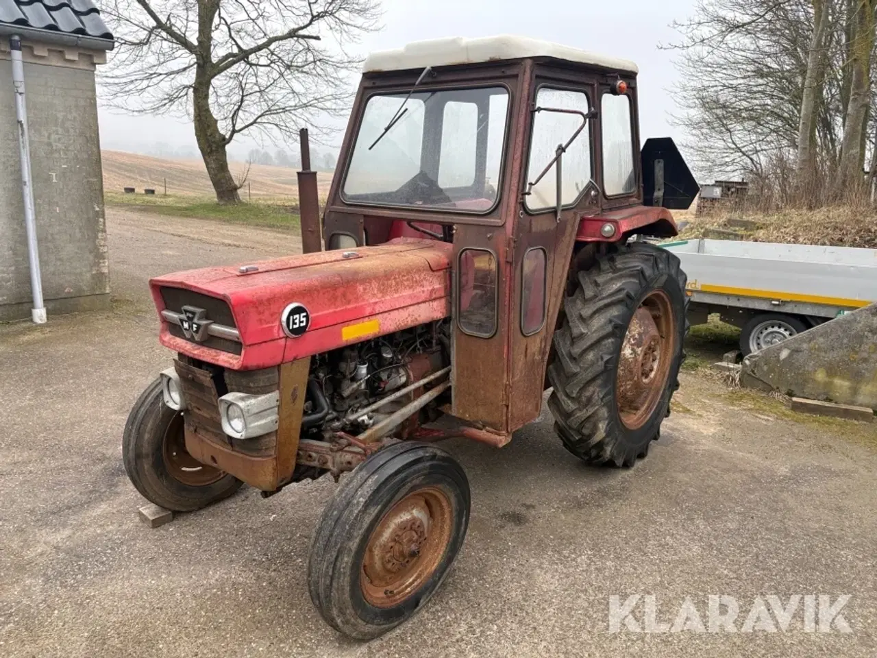 Billede 1 - Veterantraktor Massey-Ferguson 135