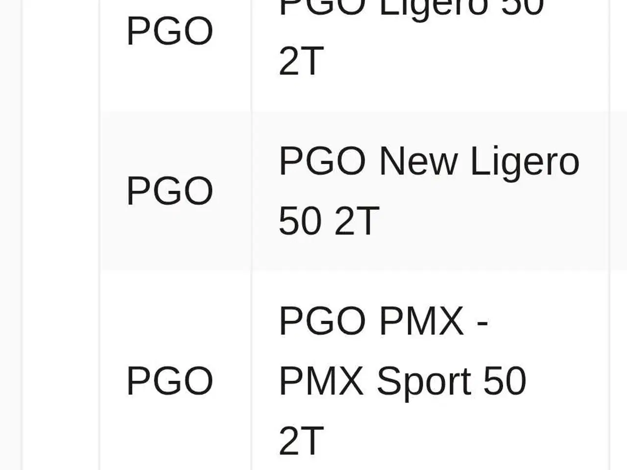 Billede 5 - PGO Hot 50/PMX/Ligero. Ny Venstre Grebklinge