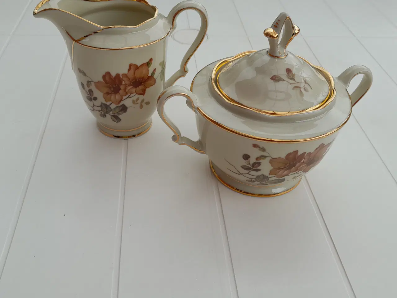 Billede 6 - Kaffestel Kjøbenhavns Porcellains Maleri