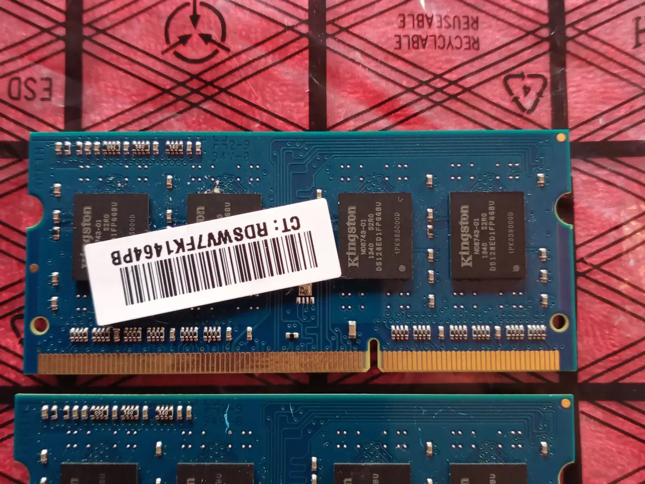 Billede 2 - Kingston, 8gb, DDR3L SDRAM *notebook ram*