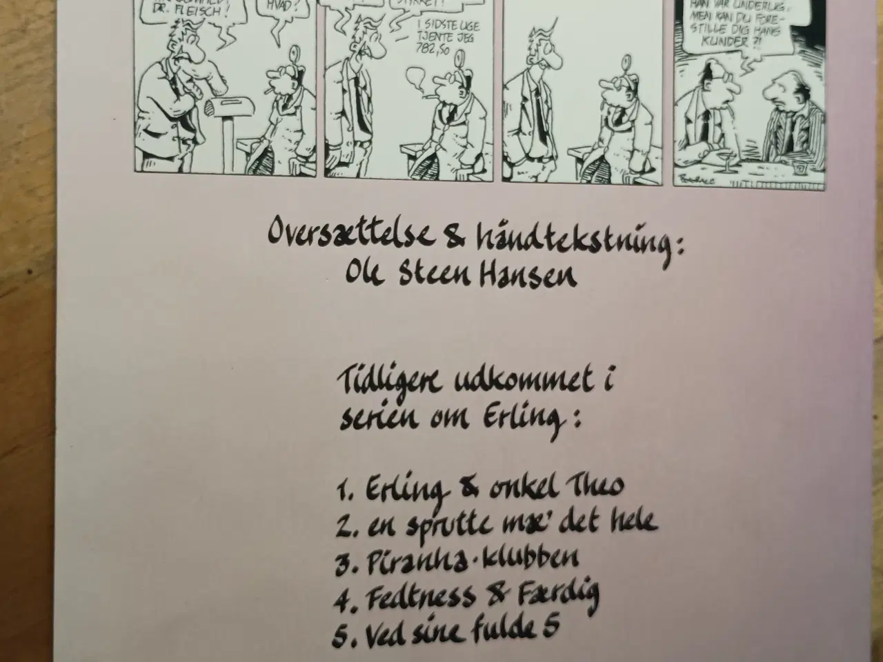 Billede 2 - Erling 5, Ved Sine Fulde 5. Tegneserie.