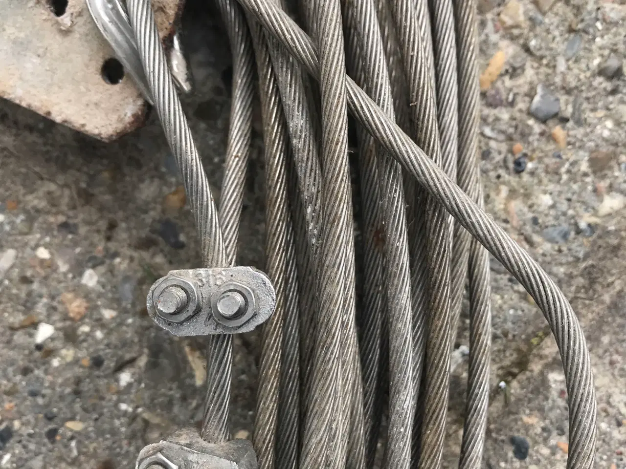 Billede 3 - Stålwire, rustfrit, diameter 4 mm, 30 Mtr. 