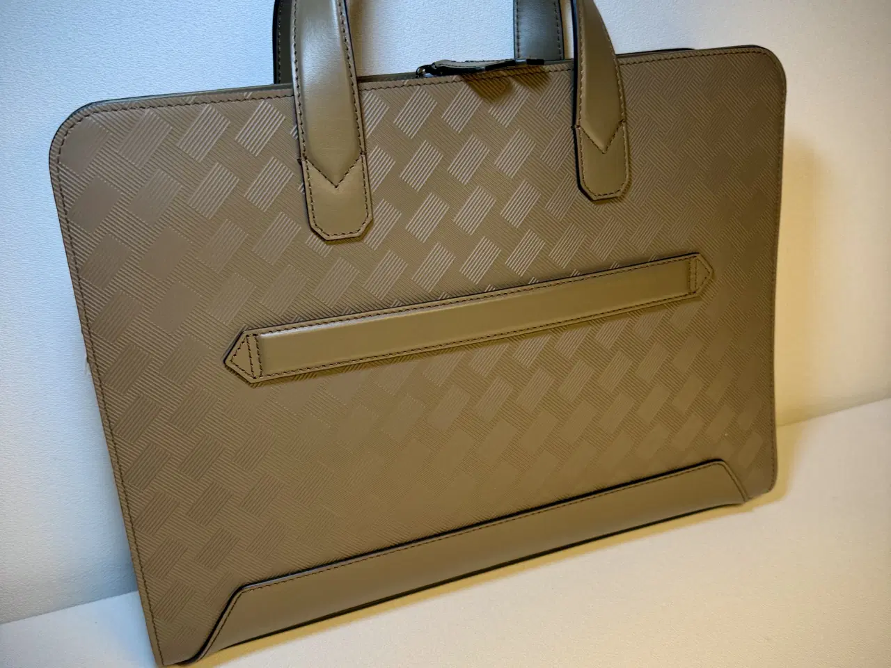 Billede 7 - 💼 Montblanc slank dokumenttaske i læder - ubrugt