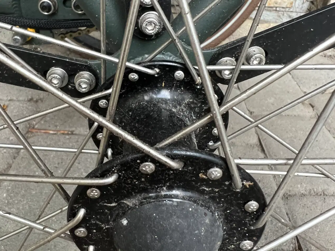 Billede 3 - Elektrisk trehjulet cykel med kurve og skivebremse