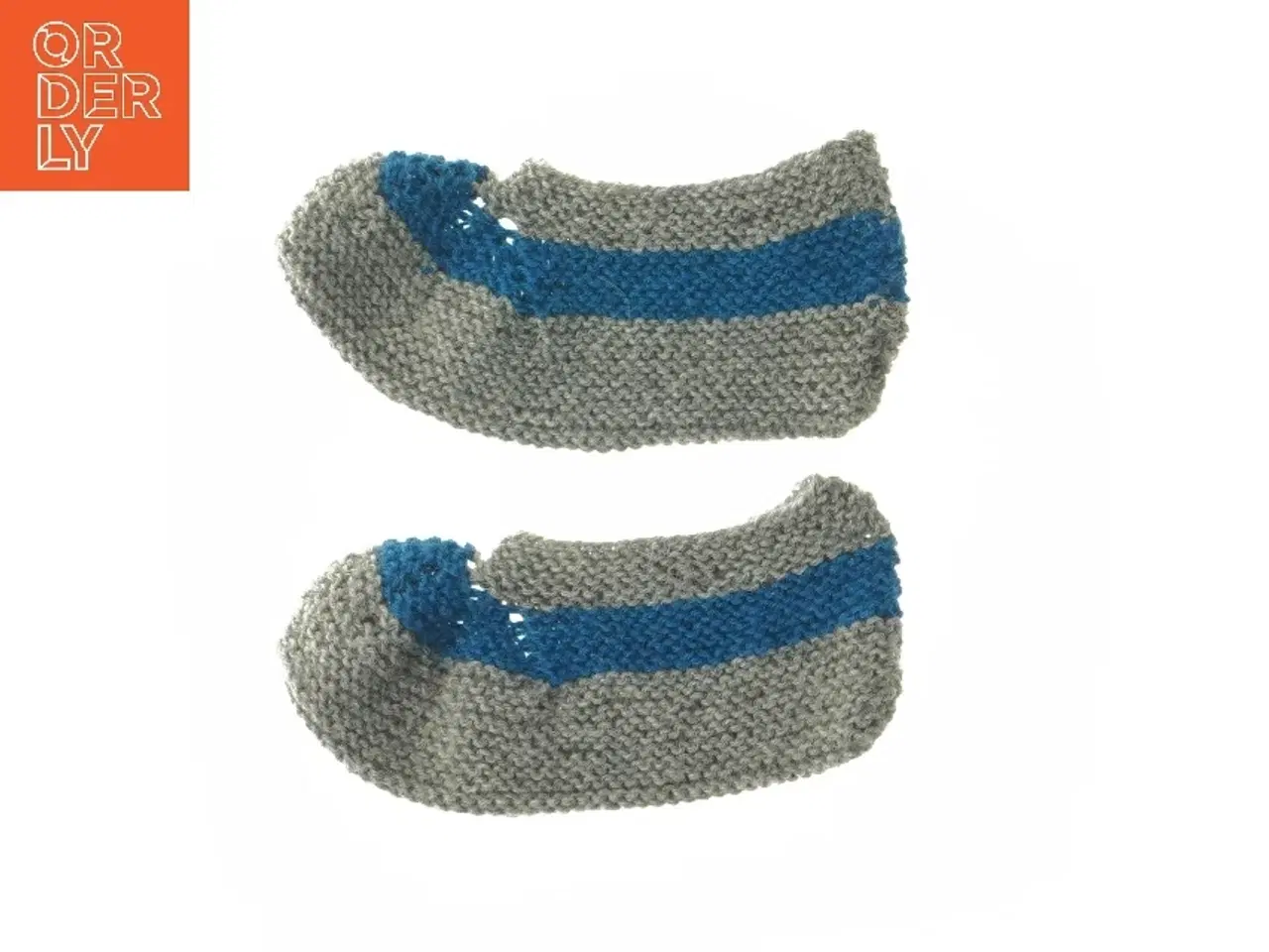 Billede 1 - Strikkede hjemmesko til børn (str. 19 cm)