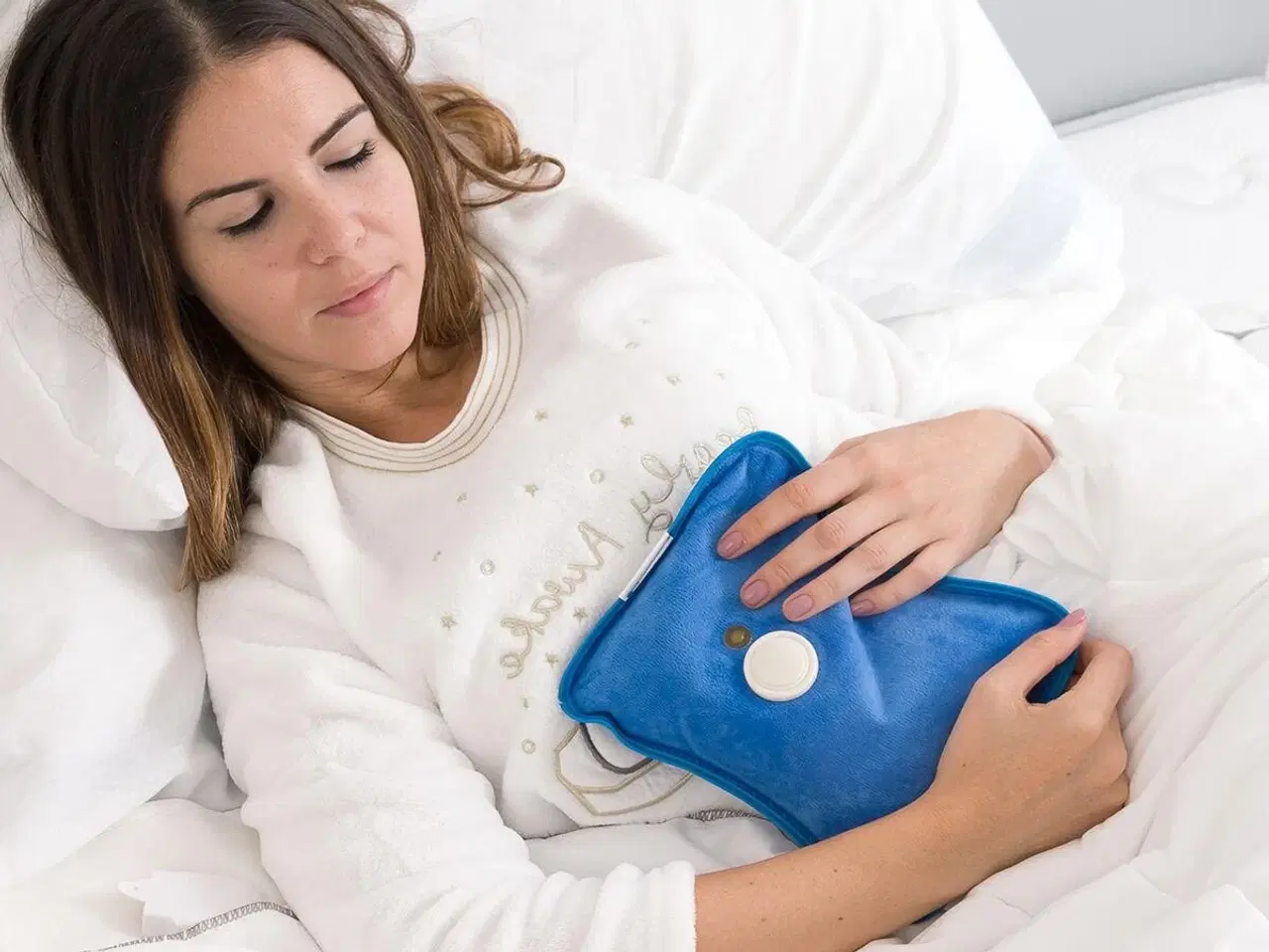 Billede 1 - Elektrisk varmedunk - , blå