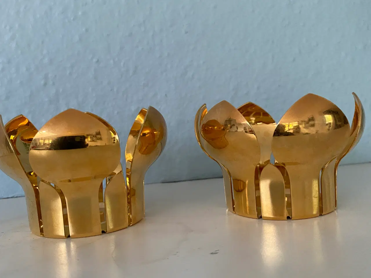Billede 1 - 3 stk georg jensen lysestager.