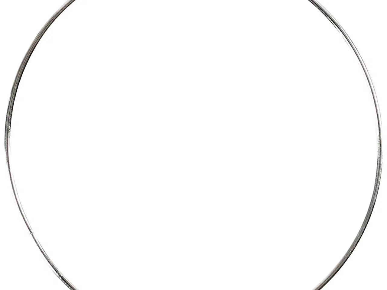 Billede 1 - Metalring, diam. 7 cm, tykkelse 1,5 mm, sølv, 10stk./ 1 pk.