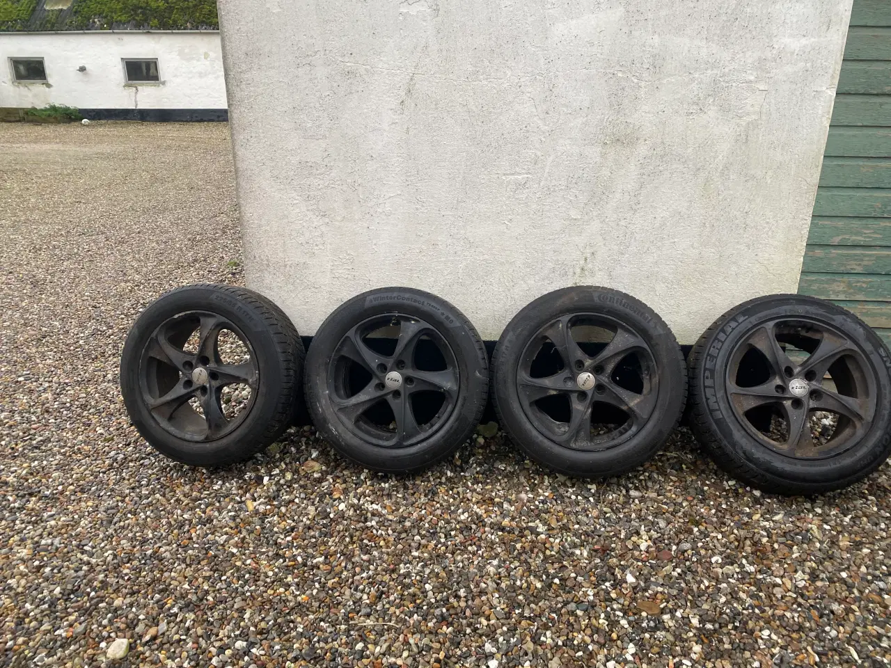 Billede 4 - Fælge med vinterdæk på