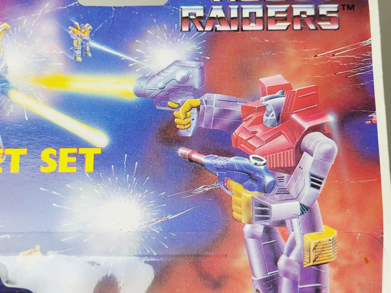 Billede 8 - ⭐️- Sjældent Vintage Robot Raiders "Target Set" 