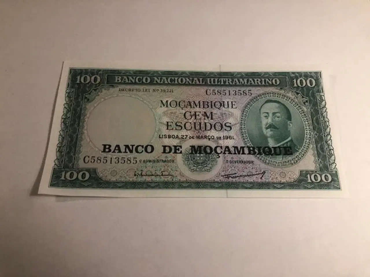 Billede 1 - 100 Escudos Mozambique 1961
