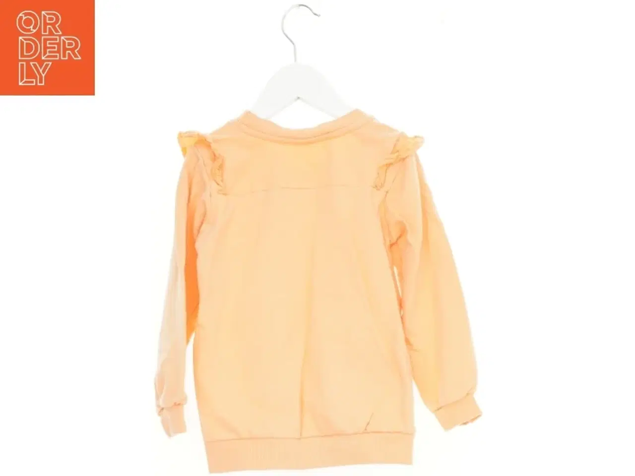 Billede 2 - Zara Bluse med flæser i koral (str. 116 cm)