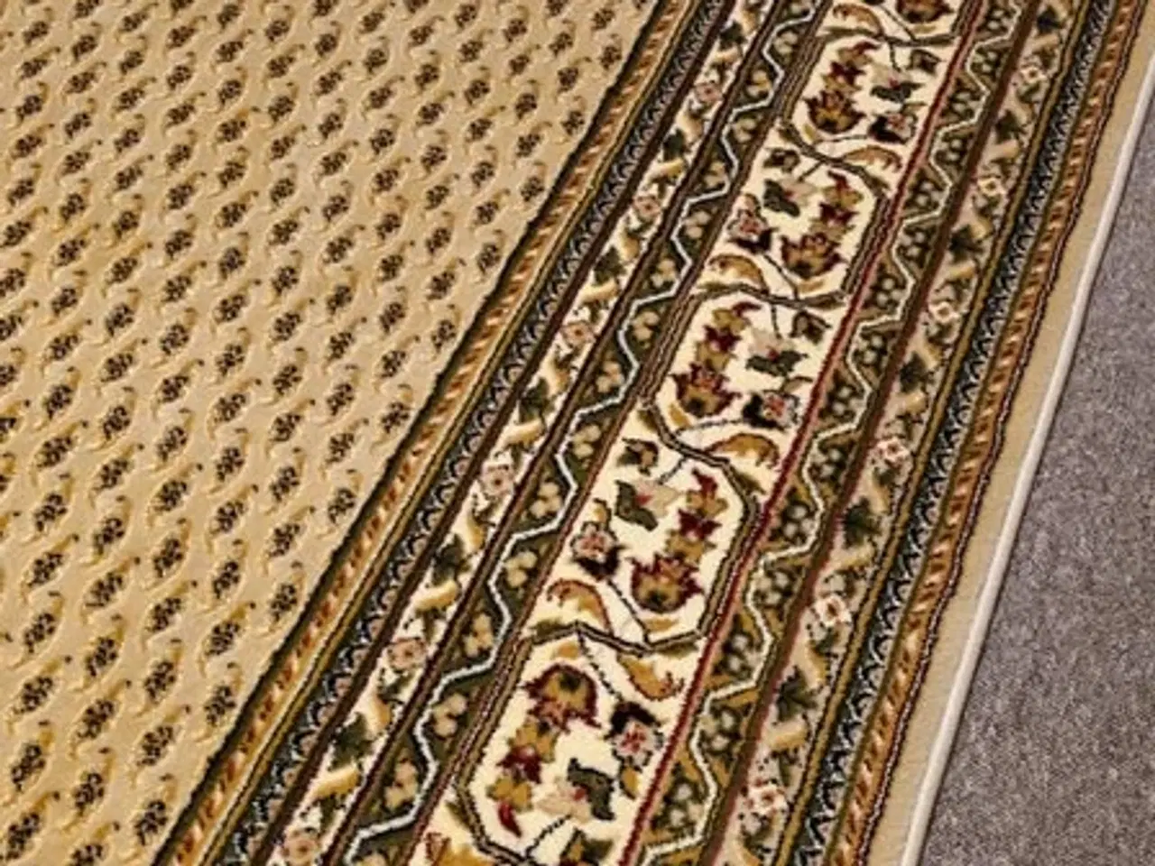 Billede 6 - Orientalsk Lotos MIR Tæppe – 240 x 340 cm – Beige