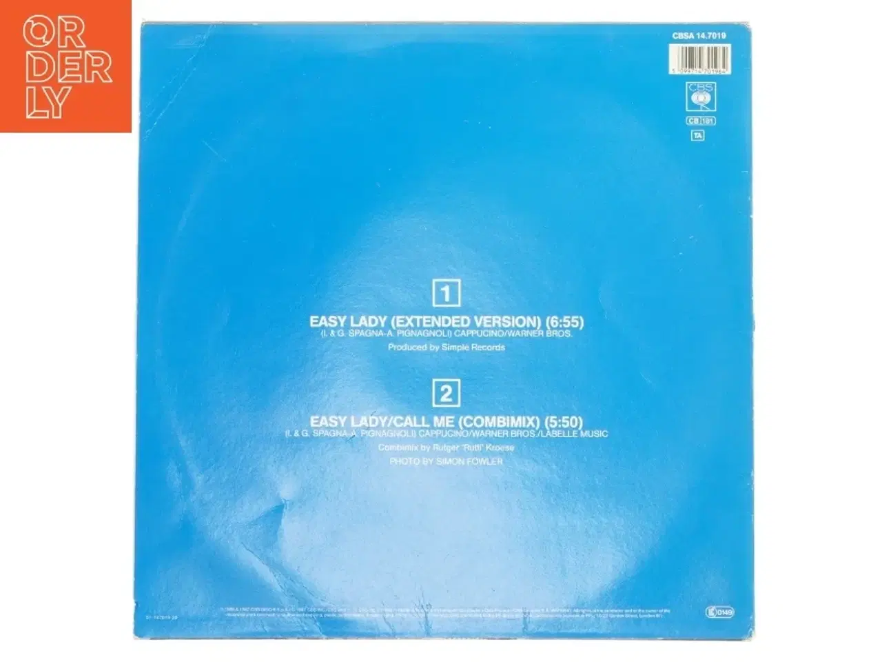 Billede 2 - Spagna - Easy Lady Maxi Single 45 RPM fra CBS