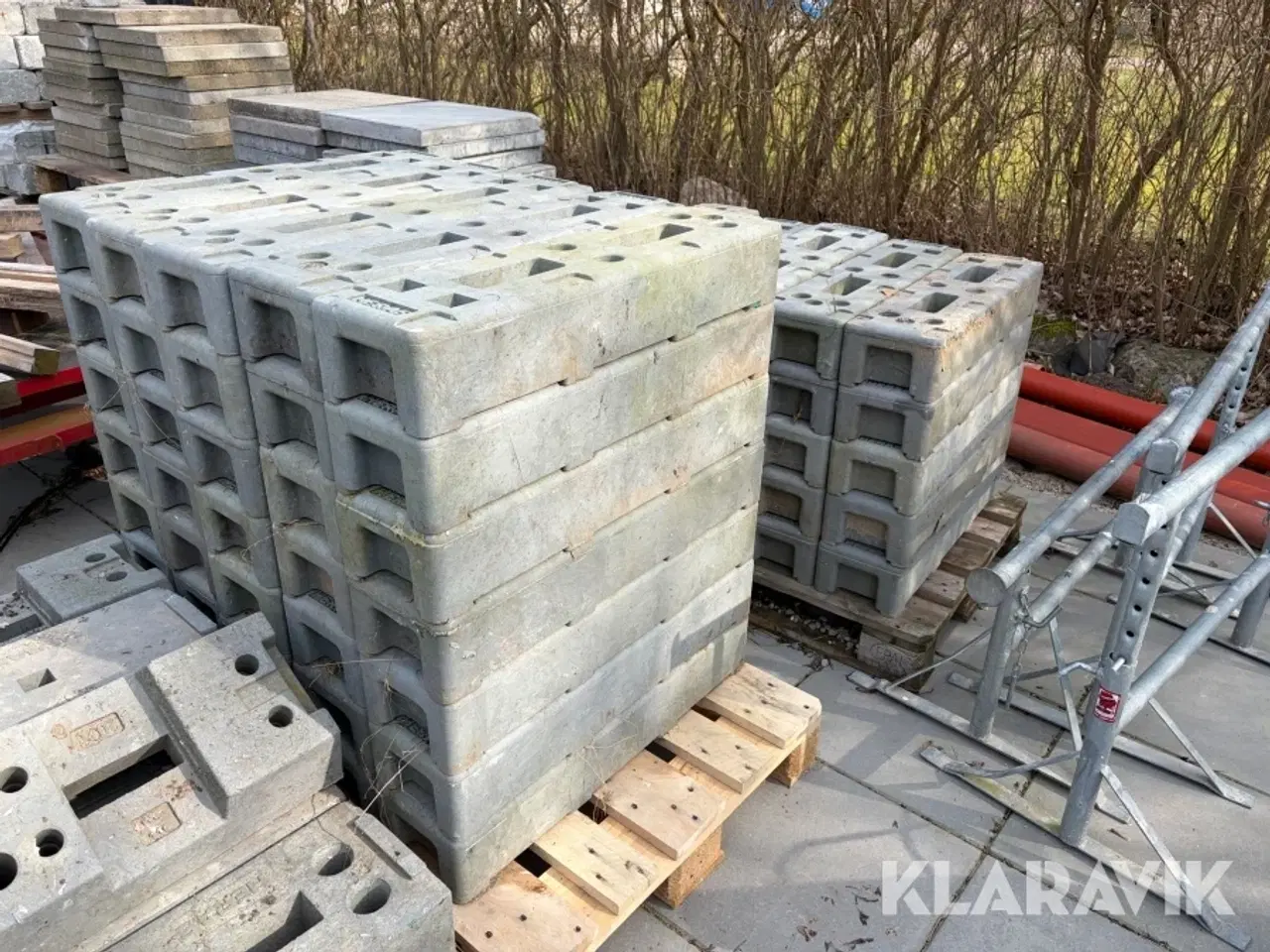 Billede 1 - Heras betonfod 51 styk. Heras