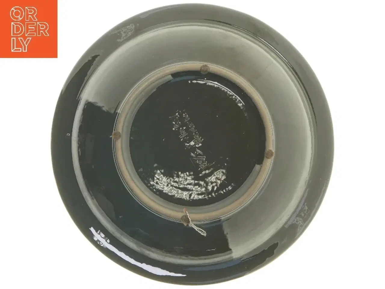 Billede 3 - Keramikfad med blomsterdesign fra Kohler Biel (str. Ø 26 cm)