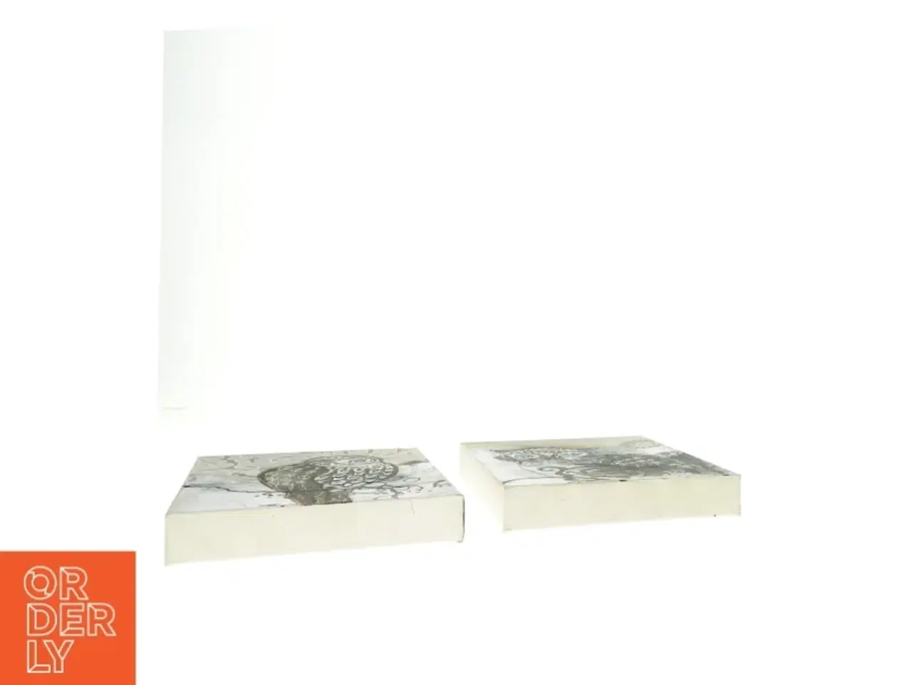 Billede 4 - To malerier af ugler fra Malerifabrikken (str. 27 cm x 22 cm)