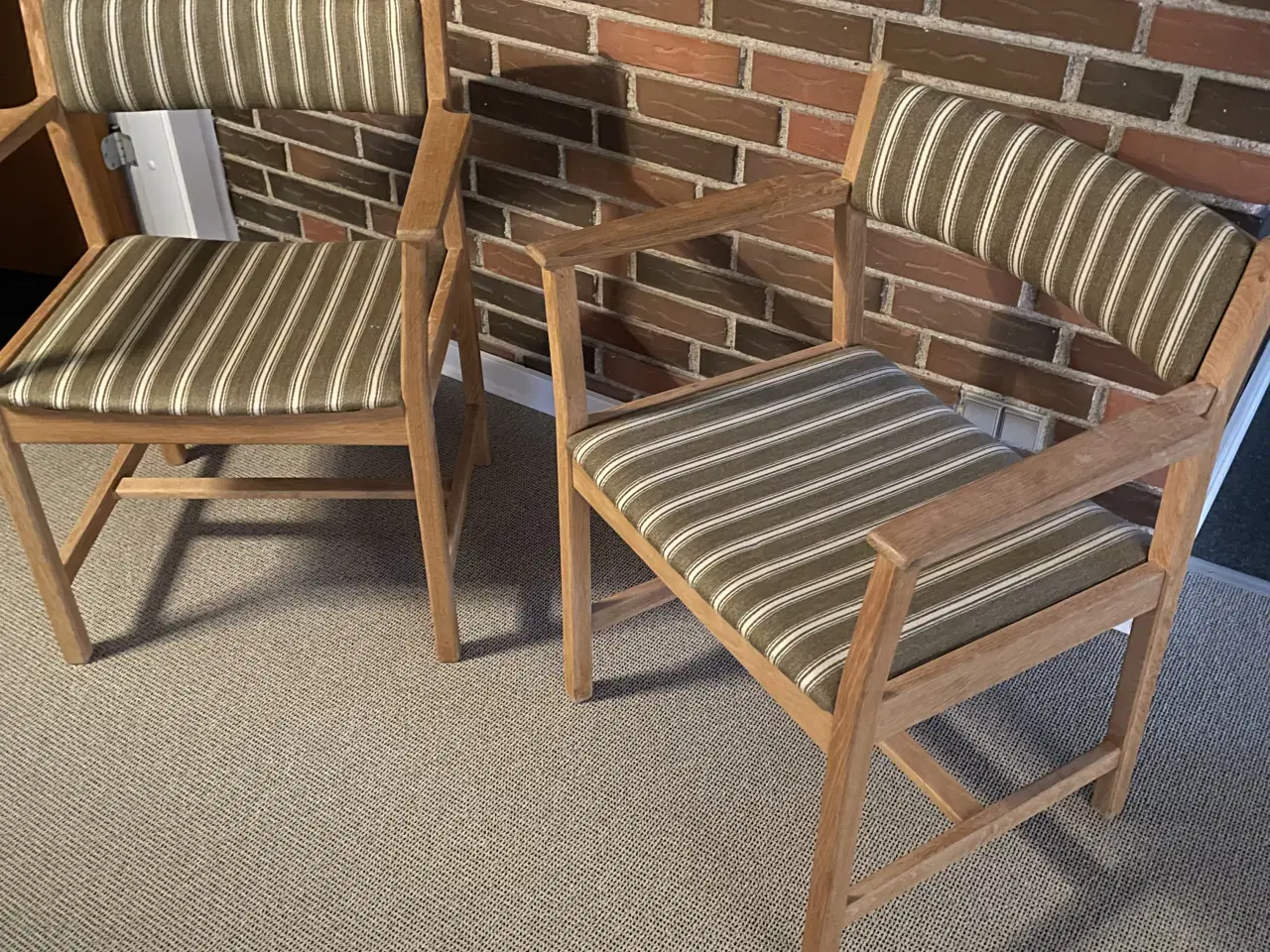 Billede 1 - 2 stk Børge Mogensen armstole 