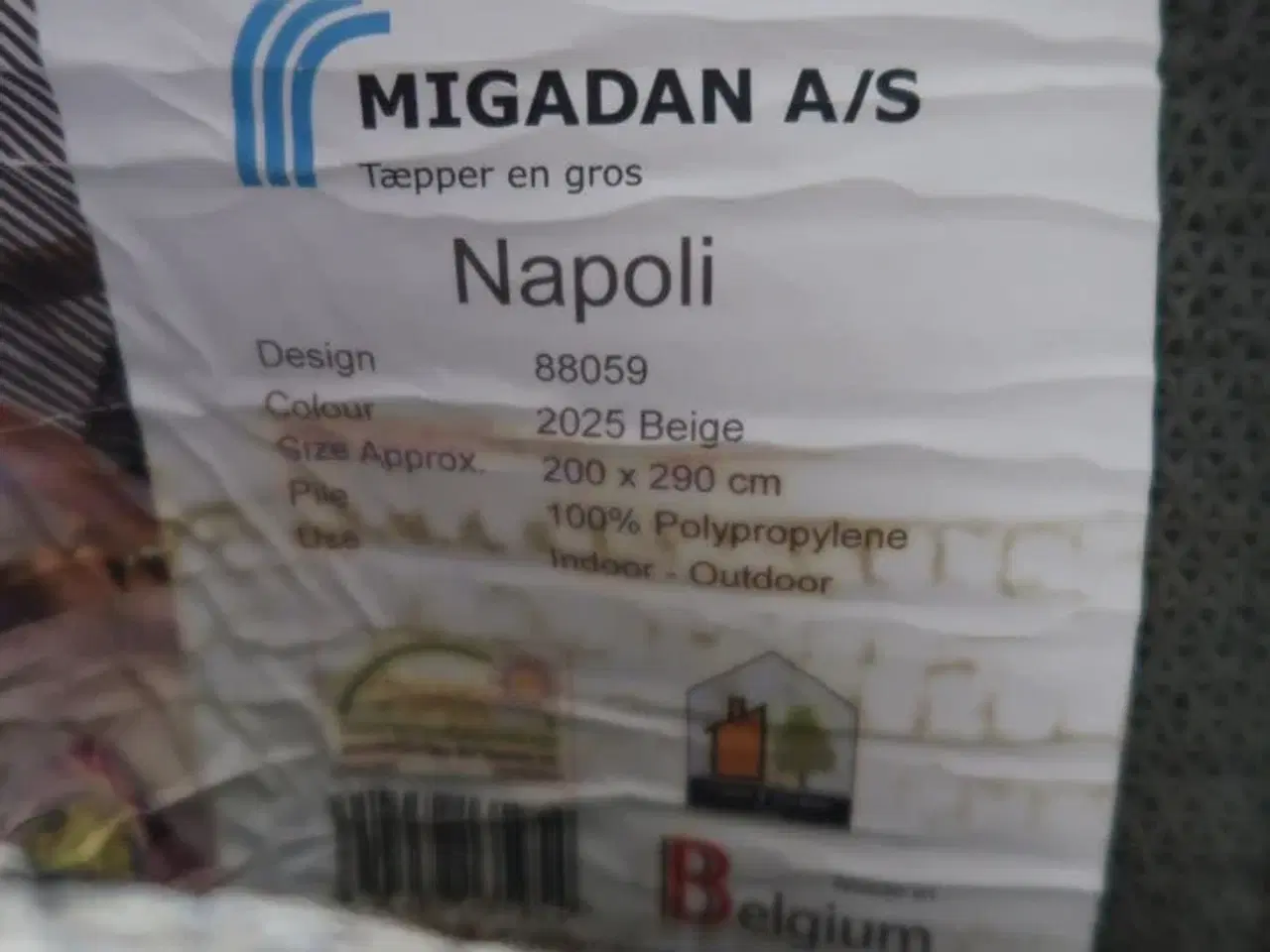 Billede 3 - Gulvtæppe MIGADAN NAPOLI 88059 2025 Beige