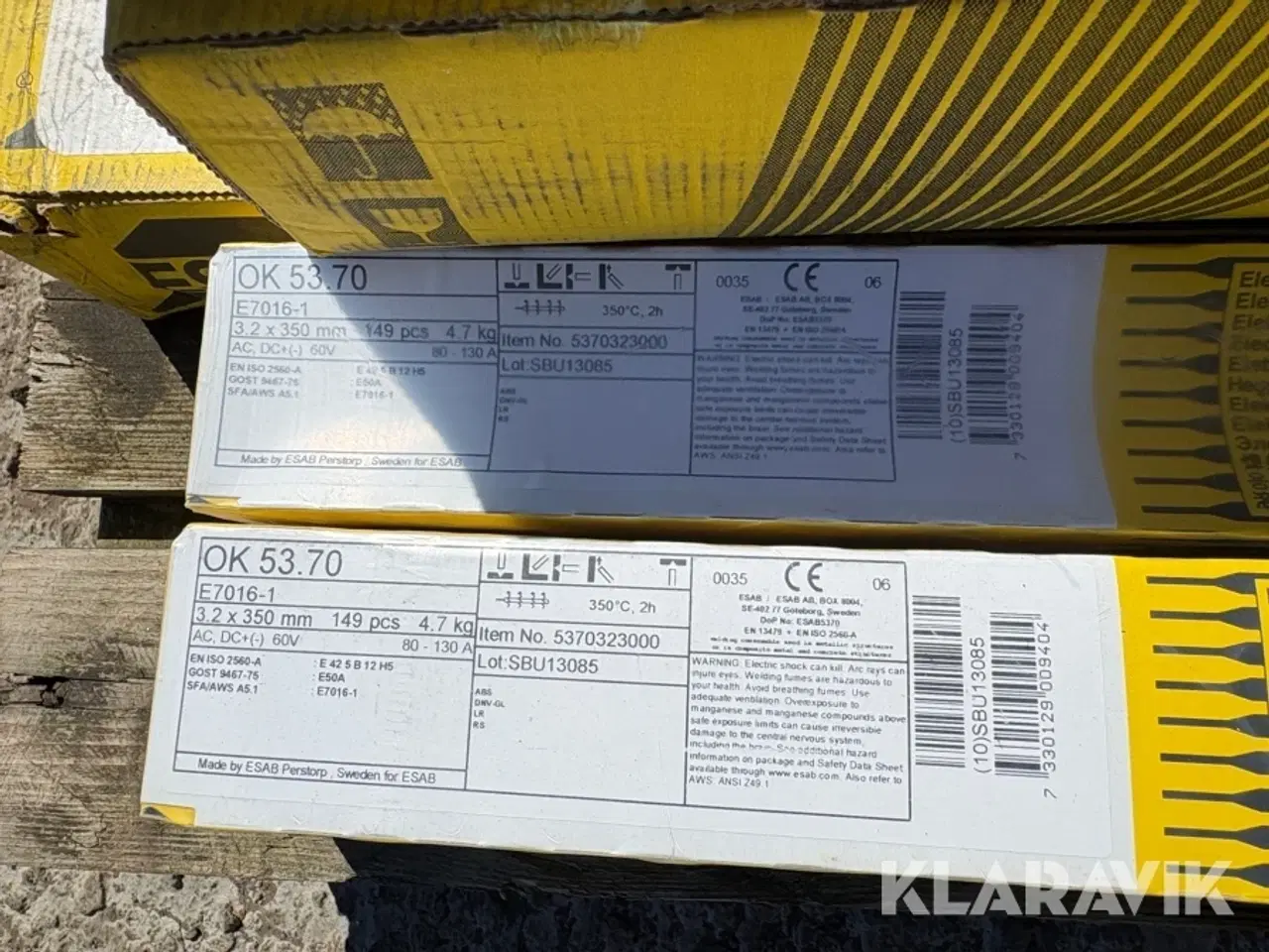 Billede 11 - Svejse elektroder ESAB - 7 pakker