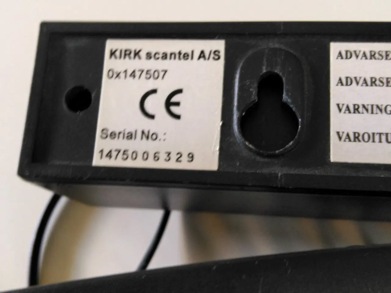 Billede 2 - Vægtelefon model KIRK Plus - meget dekorativ sort 