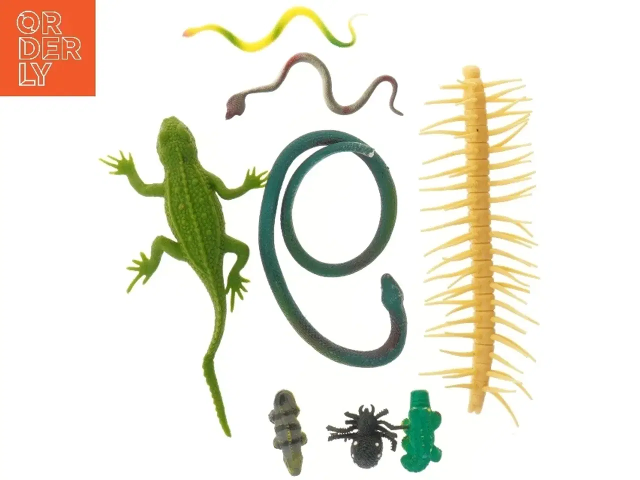 Billede 1 - Sæt af plastdyrefigurer (str. 5-25 cm)