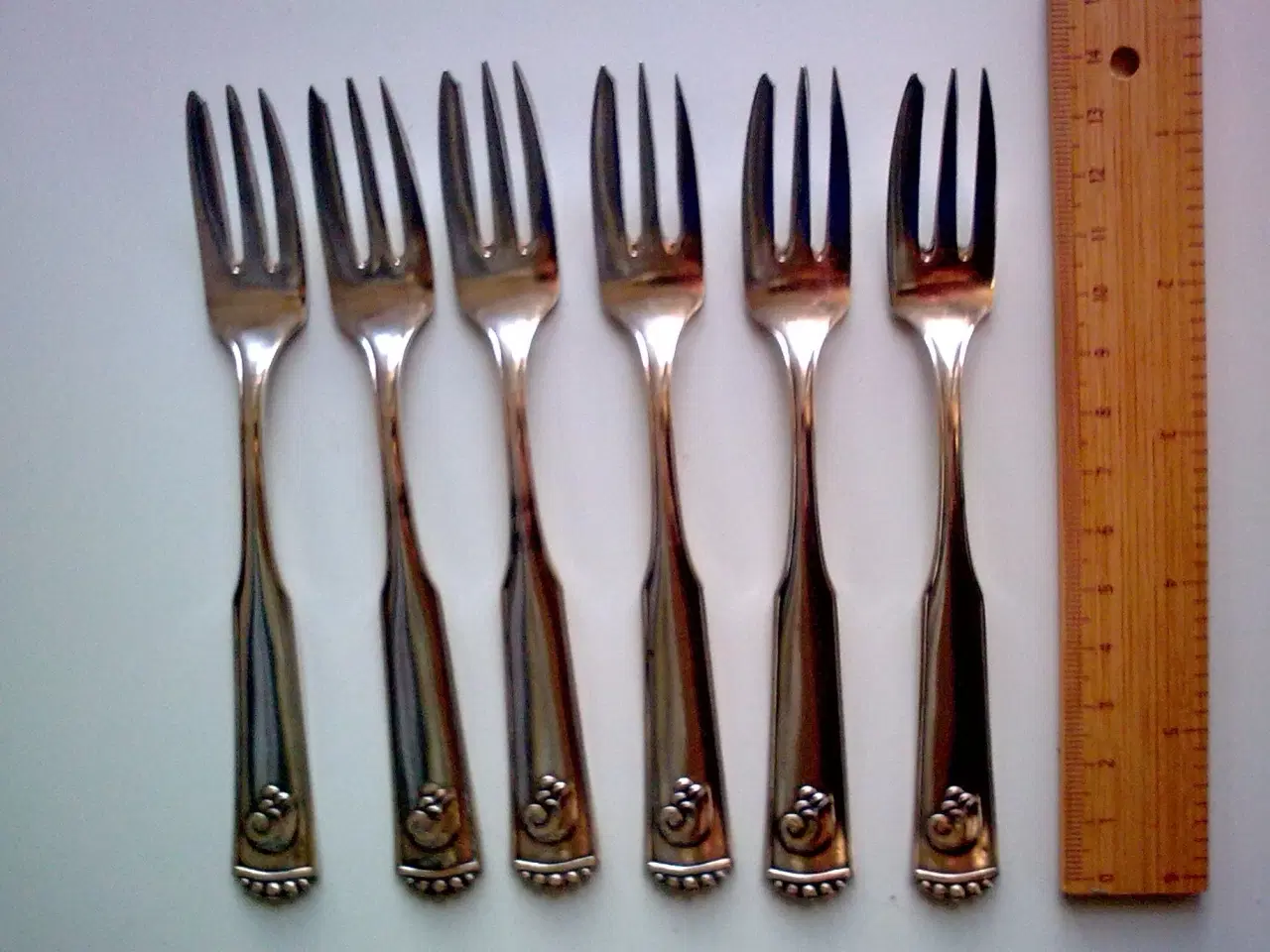 Billede 1 - Kagegafler 6 stk. vintage dansk M&TB