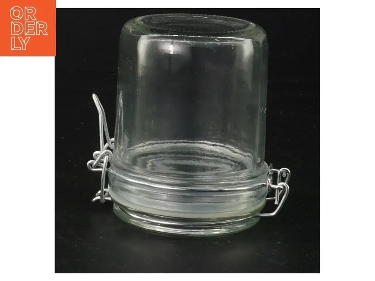 Billede 3 - Patentglas med wirelukning (str. 10 x ø, 8 cm )