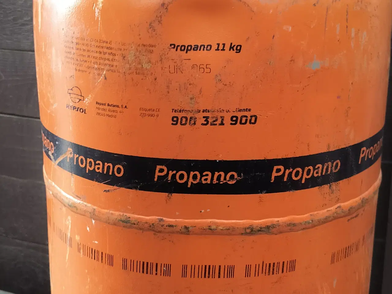 Billede 2 - Spansk 11 kg gasflaske (tom)