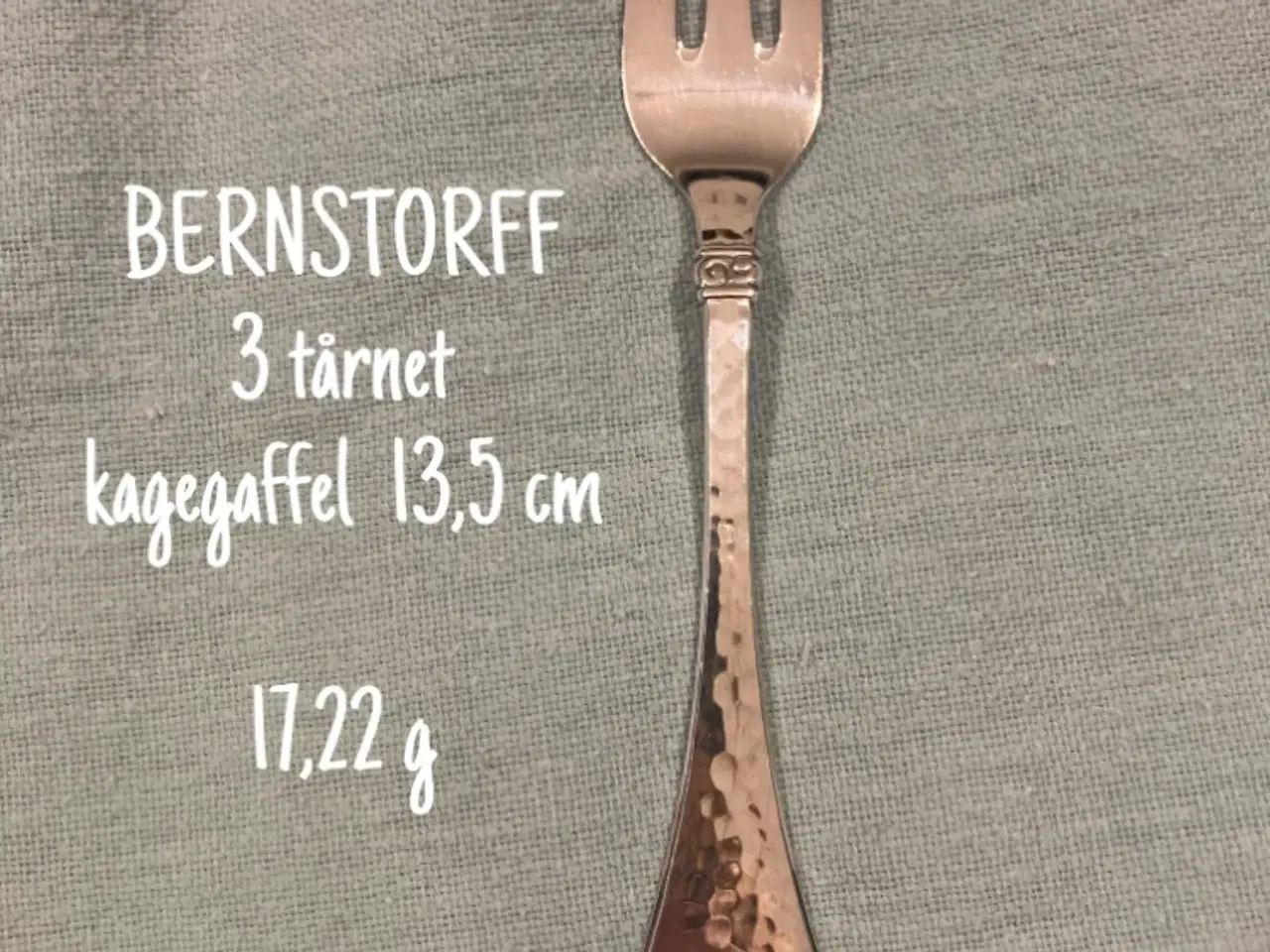 Billede 1 - Bernstorff 3 tårnet kagegaffel