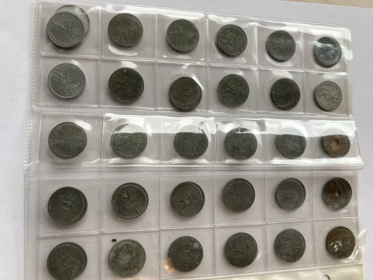 Billede 9 - Danske 1-2-5 ører mfl.  samt norske og amerikanske