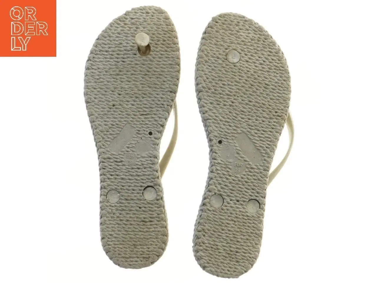 Billede 3 - Flade sandaler størrelse 39/40 fra Ilse Jacobsen (str. 39 )