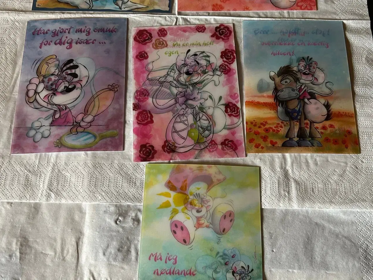 Billede 1 - 50 danske Diddl postkort 