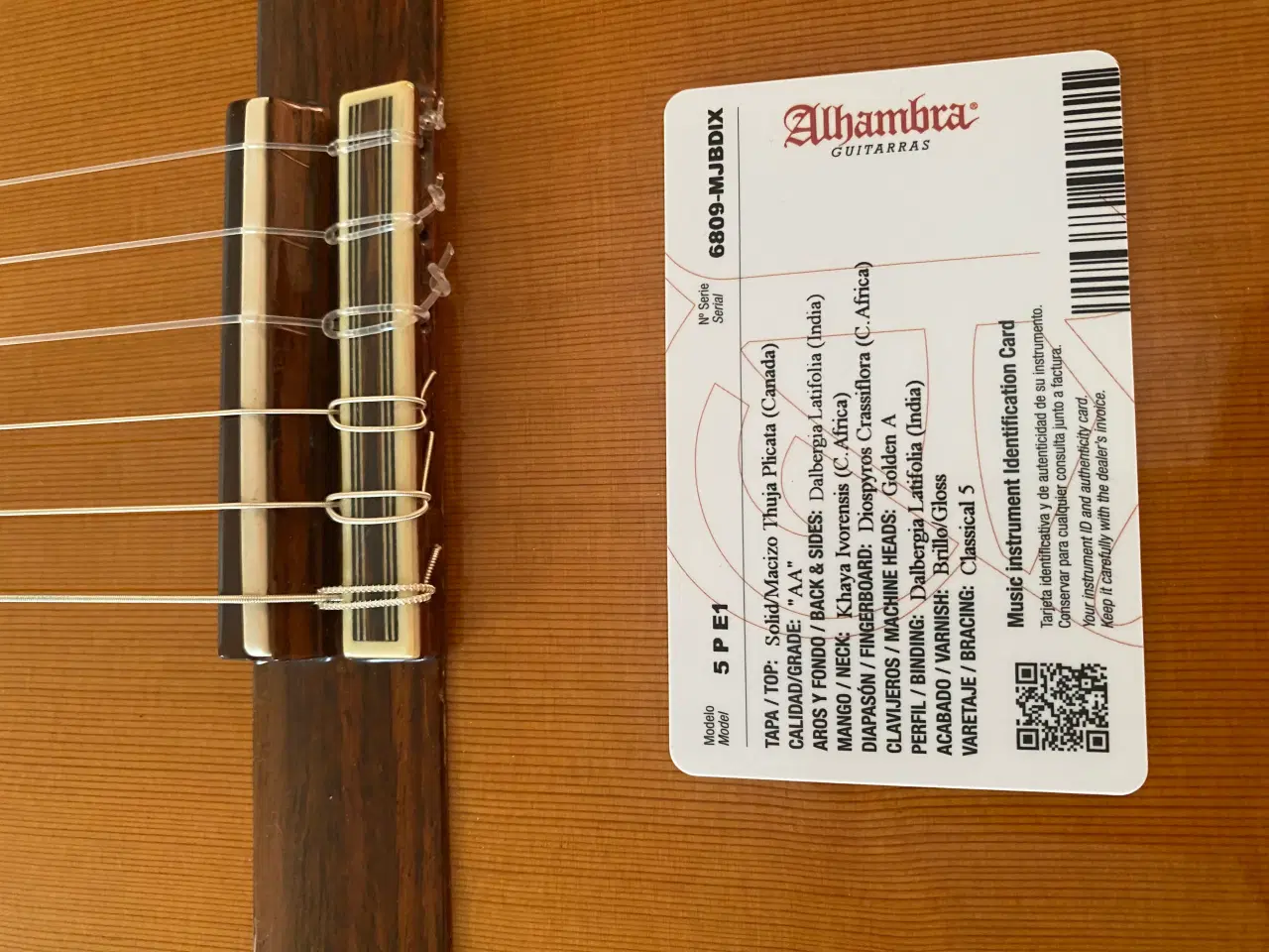 Billede 4 - Alambra Halv akustisk guitar 