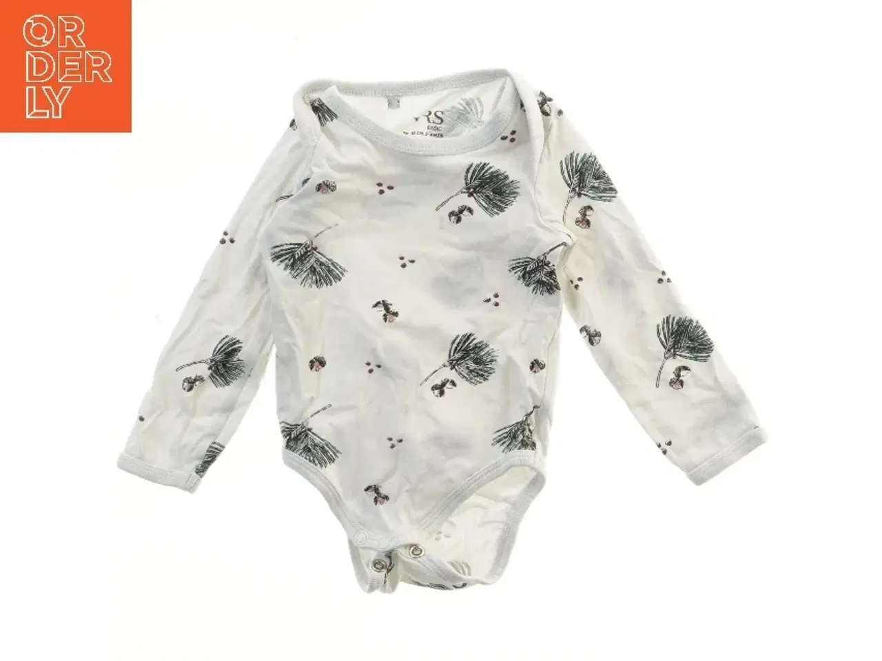 Billede 1 - Hvid bodystocking med naturprint fra VRS (str. 62)