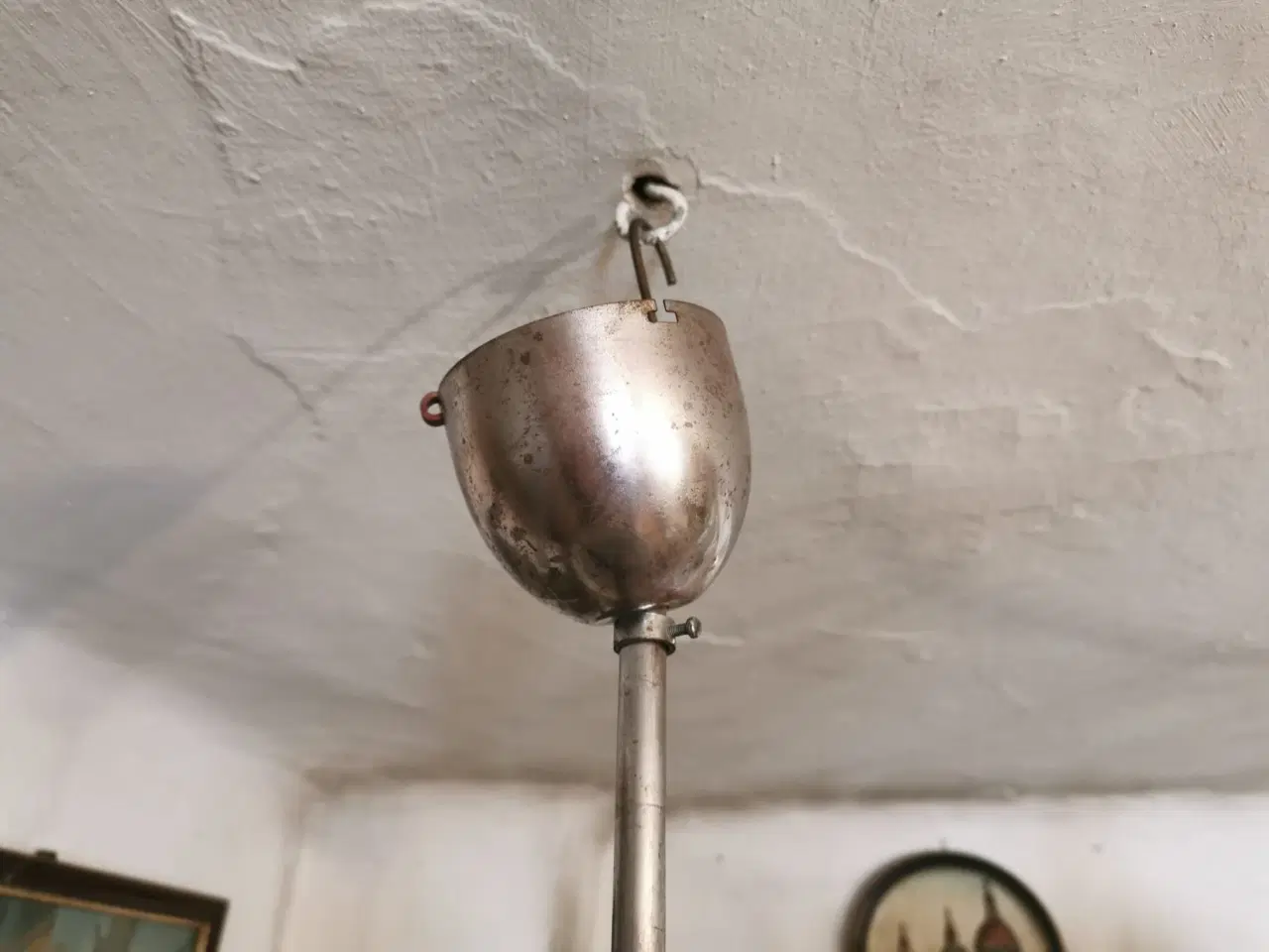 Billede 4 - Unik design loftslampe i krom metal