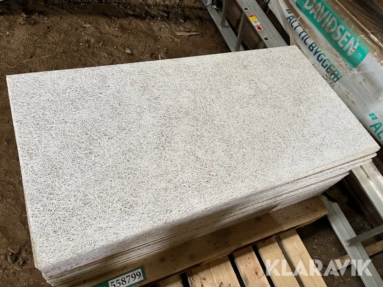 Billede 11 - Loftplader Træbeton hvid / fin - 16 styk