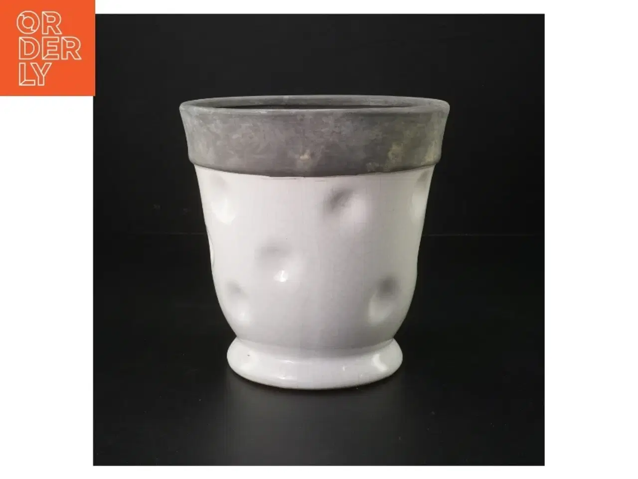 Billede 1 - Stor Dekorativ krukke (str. H. 16 cm ø. 16 cm)