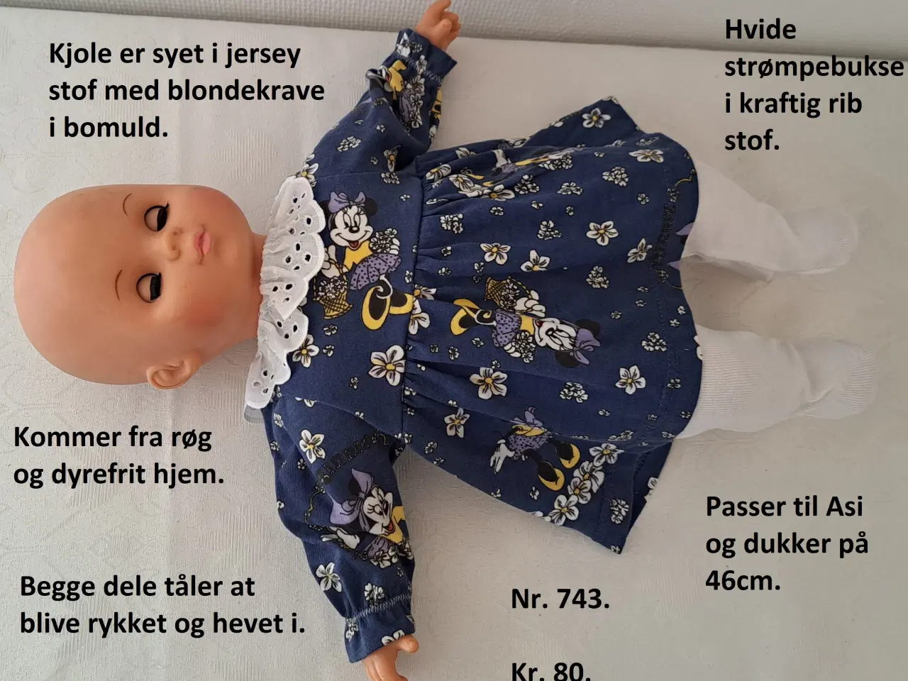 Billede 4 - Dukketøj til Asi eller til dukker på 46cm.