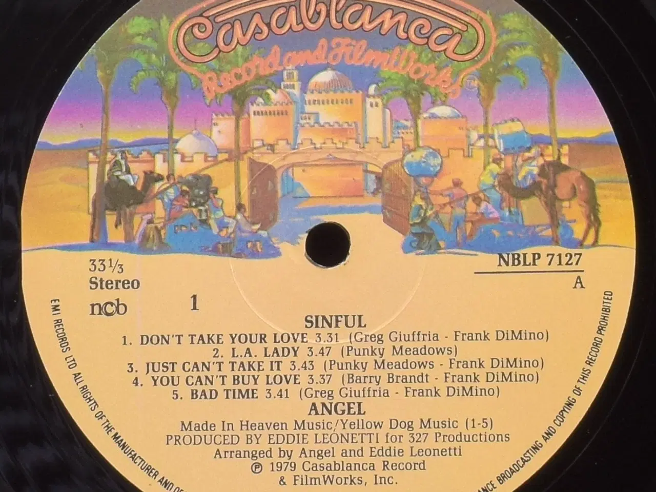 Billede 6 - Angel – Sinful - SWEDISH 1979 (NBLP 127) VG+/EX