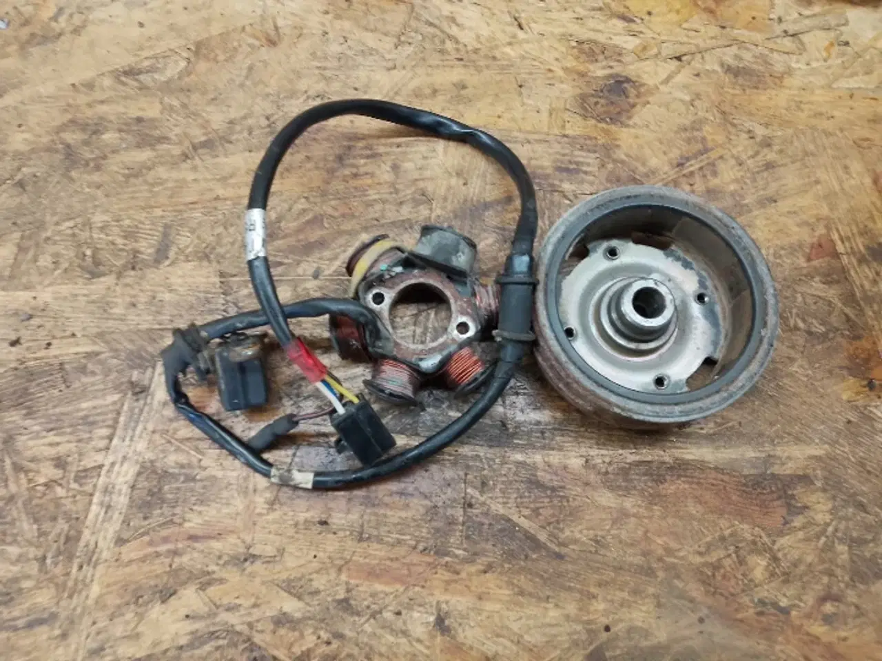 Billede 2 - Original stator og svinghjul til pgo