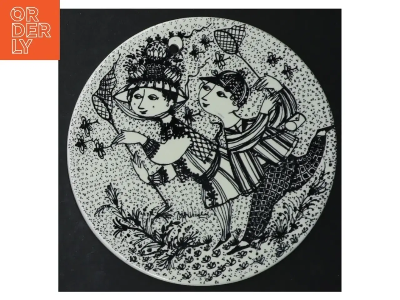 Billede 3 - Bjørn Wiinblad platter fra Nymlle (str. Ø 15. cm. 4 styk)