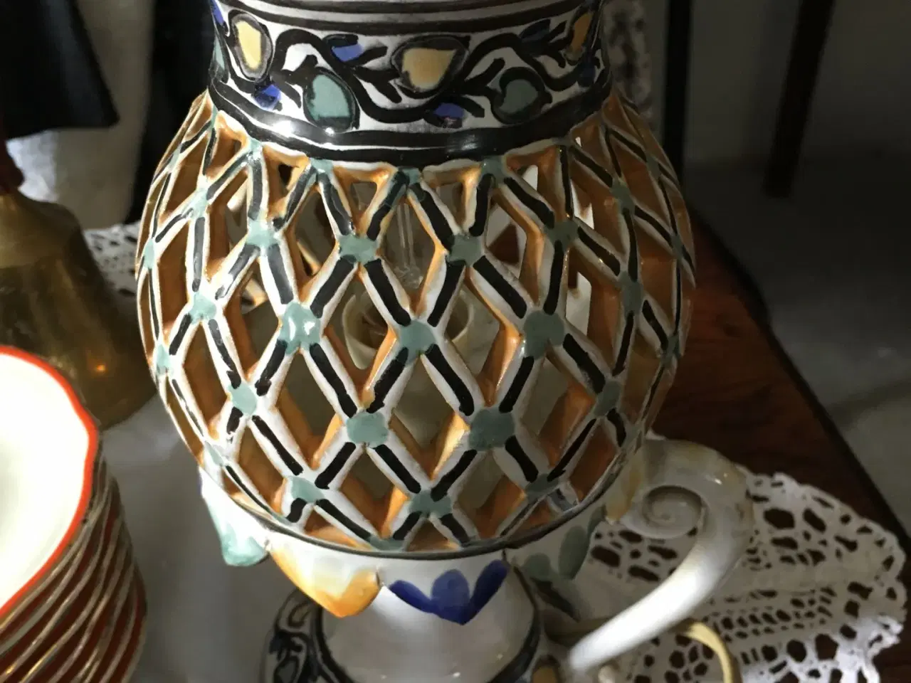 Billede 1 - Keramik lampe