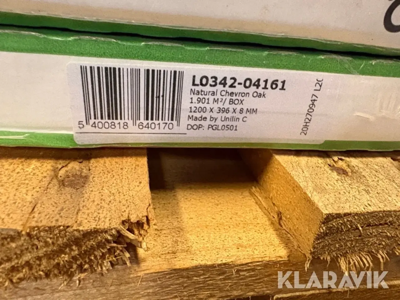 Billede 6 - Laminat gulv Pergo Vasa Natur chevron oakpak