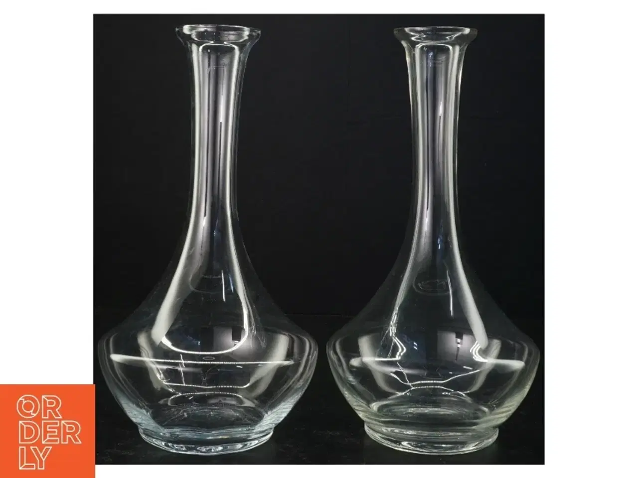 Billede 1 - 2 stk Perfection Glas vase karaffel 2,2 l. fra Holmegaard (str. 25 x 13 cm)