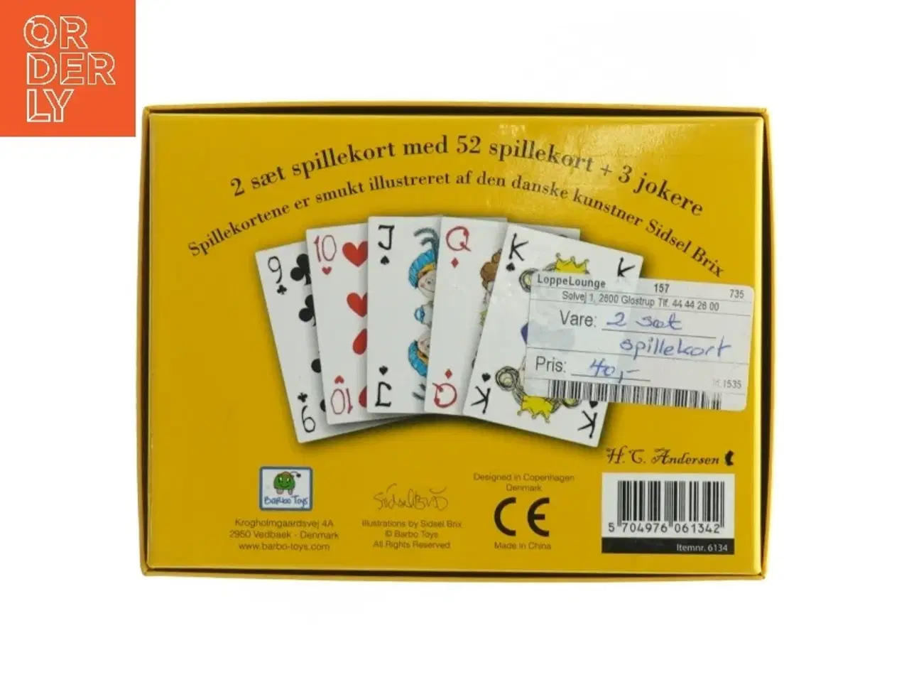 Billede 4 - H.C. Andersen illustrerede spillekort