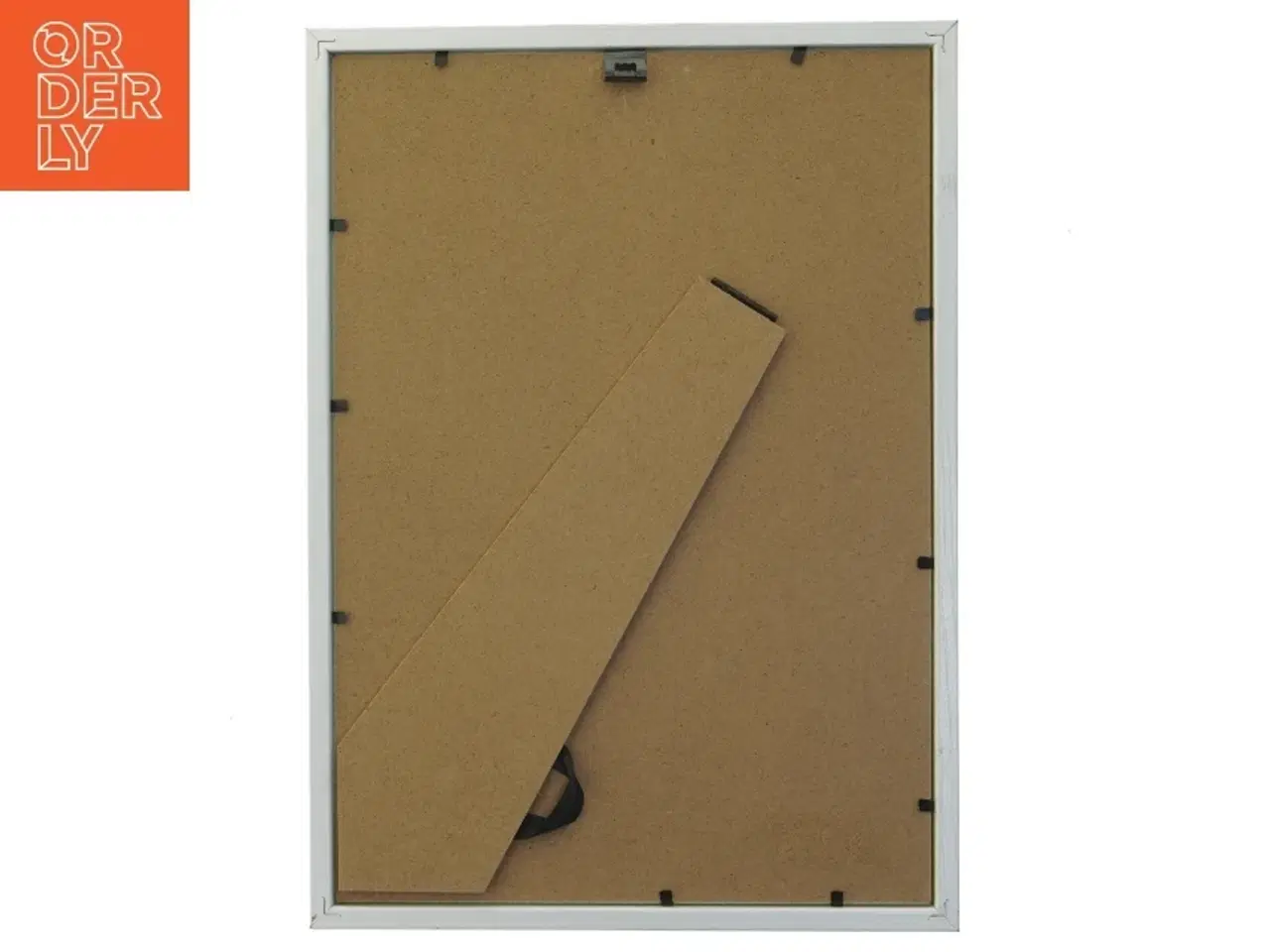 Billede 2 - Abstrakt kunstværk i ramme (str. 32x23 cm)