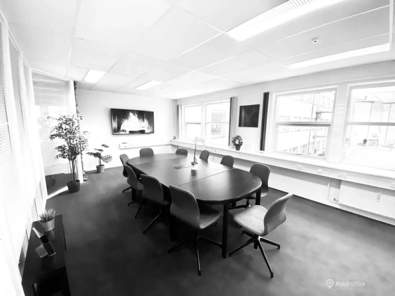 Billede 1 - Lejemål i Storkøbenhavn med kontorfaciliteter og bekvemmeligheder inkluderet.