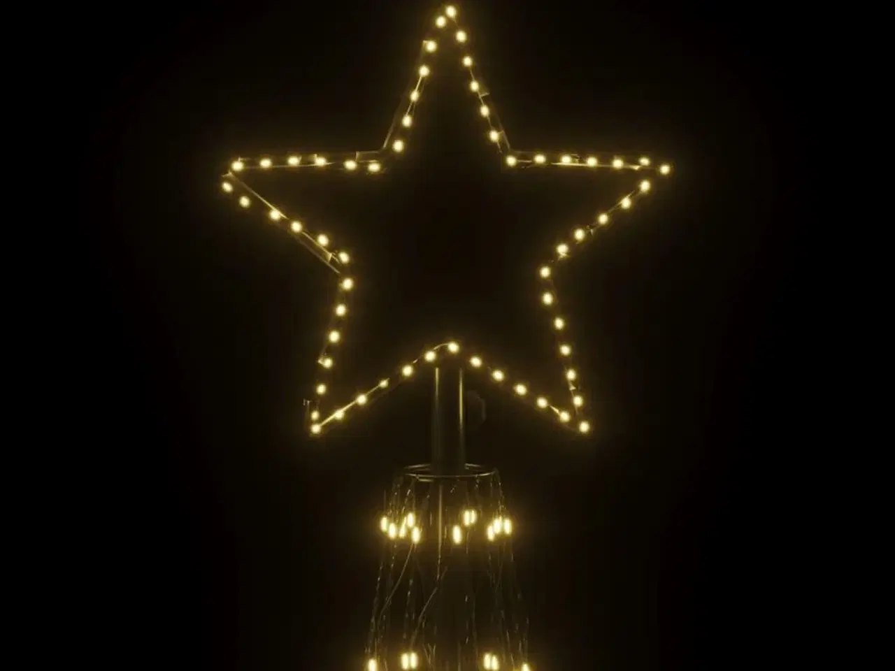 Billede 5 - Kegleformet juletræ 230x800 cm 3000 LED'er varmt hvidt lys